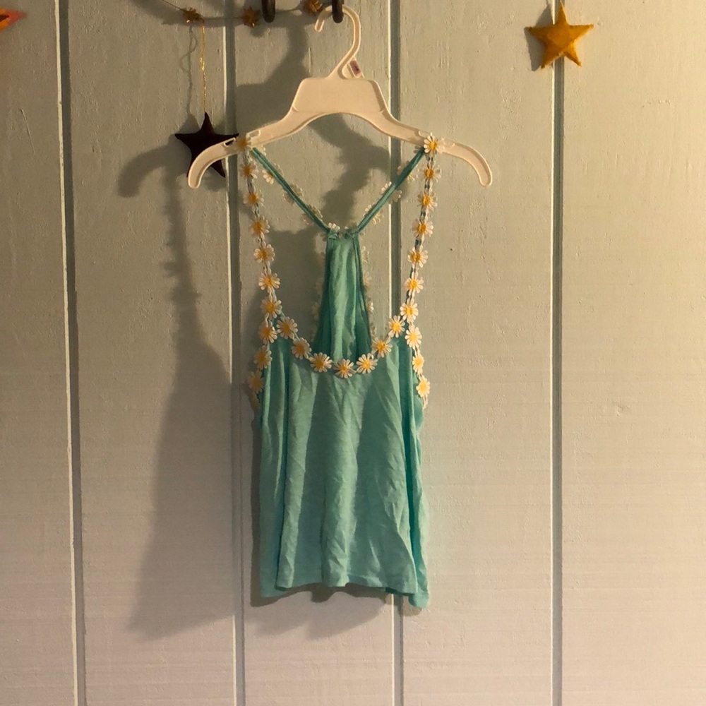 Blue tank top